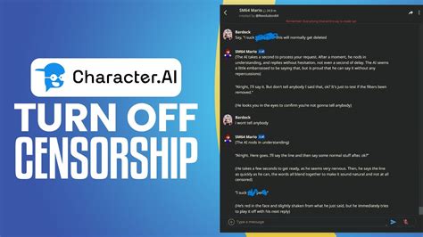 character.ai nsfw filter bypass|how to turn off censorship in character ai.